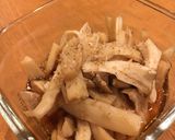 レンジでエリンギのメンマ風作り方5写真