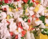 簡単チキンライス☆ケチャップライス常備菜作り方5写真