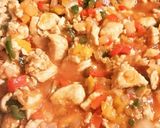 簡単チキンライス☆ケチャップライス常備菜作り方6写真