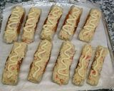 ☆ポテサラリメイク☆竹輪ボート焼き♪作り方2写真