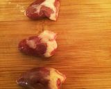 正しい鶏ハツの処理!ハツ元との分け方!作り方2写真