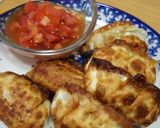トマトと一緒にさっぱり！揚げ餃子☆作り方4写真