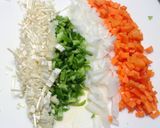 『冷蔵庫のお野菜★』具沢山ハンバーグ★作り方1写真