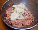『冷蔵庫のお野菜★』具沢山ハンバーグ★作り方3写真