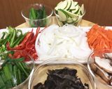 韓国ごはん＊チャプチェ(韓国春雨炒め)作り方4写真