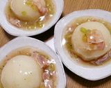 かぶのスープ煮餡かけ (*´╰╯`๓)♬作り方4写真
