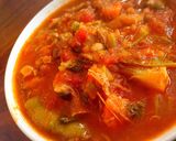 野菜たっぷり鶏のトマトスープ♪作り方6写真