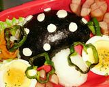 キャラ弁 ☆ きのこ♪ 中高生 お弁当に作り方5写真