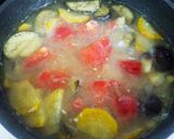 夏野菜たっぷり☆トマトとナスのお味噌汁作り方3写真