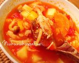 野菜たっぷり鶏のトマトスープ♪作り方7写真