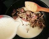これは美味しい！豆乳きのこスープ作り方6写真