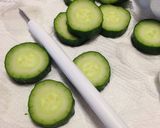 サラダでメッセージを伝えよう♩きゅうりで作り方2写真