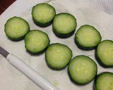 サラダでメッセージを伝えよう♩きゅうりで作り方4写真