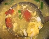 すぐできる♪ トマトと卵の中華スープ作り方2写真