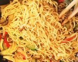 きゅうり入り夏野菜のさっぱり！焼きそば♪作り方5写真