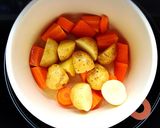 煮っころがし風！新じゃがの煮物作り方1写真