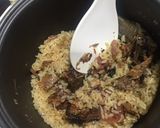 さんま蒲焼缶詰と梅干しで炊き込みご飯作り方5写真