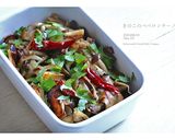 超簡単＆少材料♪　きのこのペペロンチーノ作り方5写真