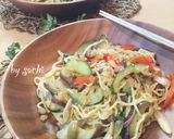 きゅうり入り夏野菜のさっぱり！焼きそば♪作り方6写真