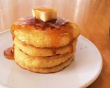 豆腐+パン粉でもちもちホットケーキ!作り方3写真