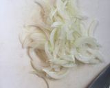 豚肉と玉ねぎの冷しゃぶ風パスタ作り方1写真
