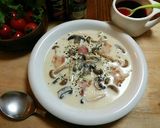 これは美味しい！豆乳きのこスープ作り方8写真
