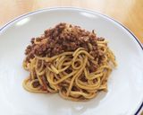 焼きそば+手作りミートソースでランチ！作り方4写真