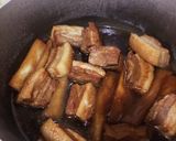 簡単！手間無し濃厚豚バラと葱のコトコト煮作り方5写真