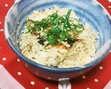 絶品★鮭としめじの醤油バター炊き込みご飯作り方5写真