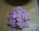 ゴーヤと魚肉ソーセージの卵とじ作り方2写真