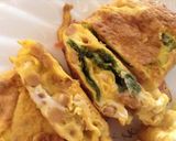 納豆と味のりの卵焼き作り方4写真