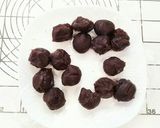 黒ごま♪くまちゃんあんパン作り方2写真