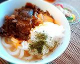 牛しぐれのとろろうどん作り方3写真