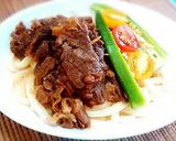 牛しぐれのとろろうどん作り方5写真