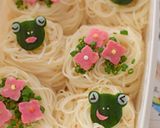 【キャラ弁】カエルのっけ素麵弁当作り方4写真