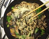 牛肉とナスとピーマンの甘辛炒め作り方12写真