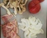 豆乳でトマトクリーム風パスタ作り方1写真