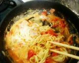 豆乳でトマトクリーム風パスタ作り方5写真