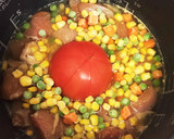 丸ごとトマトとチキンの炊き込みご飯作り方5写真