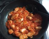 魚肉ソーセージと玉ねぎのケチャップ炒め作り方5写真