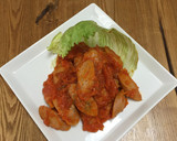魚肉ソーセージと玉ねぎのケチャップ炒め作り方6写真