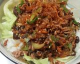 チャプチェ丼作り方5写真