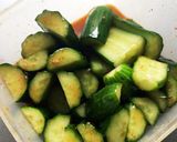 キムチだれと麺つゆでキュウリあえ。簡単！作り方1写真