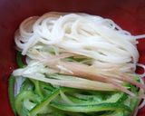 ズッキーニとそうめんのお味噌汁作り方5写真