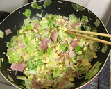 冷蔵庫整理！エノキとキャベたまの中華炒め作り方3写真