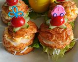 魚河岸あげ®の星の卵サラダバーガー作り方6写真