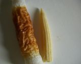 ちくわとヤングコーンのお花（キャラ弁）作り方1写真