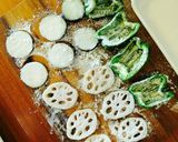 合挽き肉と3種のお野菜のはさみ焼き作り方4写真