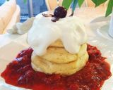 ふわしゅわとろぉ～な雪かぶりパンケーキ♡作り方13写真
