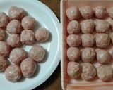 大量キャベツと鶏団子の鍋作り方2写真